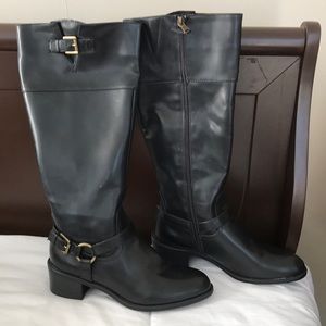 Chaps black boots